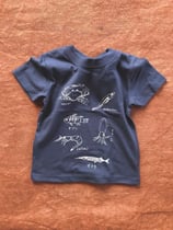 キッズ・鞆ちりめんTシャツ