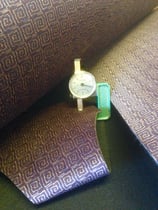 Oberstoff, braun/gold/gemustert, ca. 3 mm dick, Rollenbreite: 140 cm