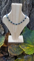 Collana Flora colore Gemstone Blu / Grigio