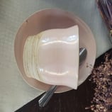 2teilg: Kaffeebecher ( D=10 cm x H= 7,5 cm), Untertasse, Unikat, Handarbeit, spülmaschinen-/ mikrowellengeeignetroduktname