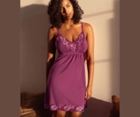 Chemise in Cranberry Rose