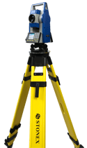 STONEX R20 Totalstation, 2" Winkelmessgenauigkeit, 2 mm +/- 2 ppm Streckenmessgenauigkeit,  DR 600 m, Doppelpult mit Backlight, mit Stromversorgung, 2 Jahre Garantie