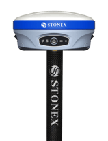STONEX S900 (Modell 2020) mit Empfang der vollen Satellitenkonstellation, 5 Hz Positionierung, 4G LTE-Modem, Web-Interface, elektronischer Libelle, Doppelakku, UHF (opt. freischaltbar)