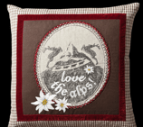 Kissen Alpenzauber Sterntaler col. beige / braun