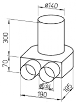 Kit plenum sol - FRS-BKGS 2-63 - Flexpipe Helios