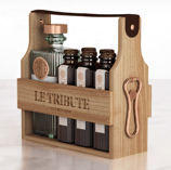 Le Tribute Holzbox, GIN + 6 Tonic