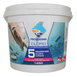 CLORO 5 ACCIONES EN PASTILLAS 5KG