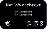 Individuelle Preiskarten - personalisiert mit Ihrem Wunschtext