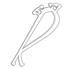 Universalklammer für Preisschilder (1 VE = 10 Stück)