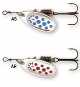 Mepps Comet Décorée Silber - mit Widerhaken - Spinnerköder