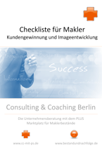 Checkliste für Neukundengewinnnung und Image-Entwicklung von Maklerfirmen
