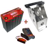 PACK BATTERIE SECHE ODYSSEY EXTREME 25 + BAC ALU + CHARGEUR