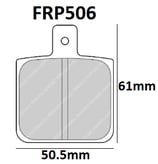 PLAQUETTES DE FREIN FERODO RACING ETRIERS DYNALITE SINGLE / ETRIERS OUTLAW 1000 1500 DS3000