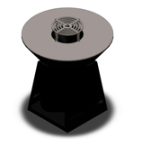 Configuration brasero rond