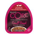 Roasted Chicken, Beef, Green Beans & Red Peppers