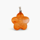 Edelstein Blüte aus Carneol Anhänger