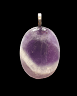 Chevron-Amethyst Anhänger