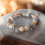 Mondstein Labradorit Armband