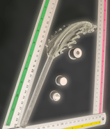 Foglia alta ricambio in vetro di Murano