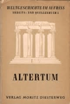 Dr. Weirich Rudolf, Altertum - Weltgeschichte im Aufriss