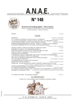 ANAE N° 148 - Dyslexies - Dysorthographies - Intervention