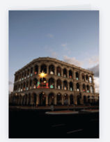 Christmas Greeting Card; Largs Pier Hotel; Portrait