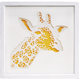 ペーパーアートフレーム  -キリン-
