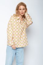 emily Bluse geomatrisches Muster