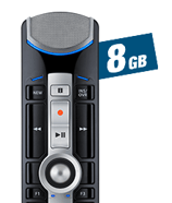 Olympus RecMic II - RM-4015P - Druktoets - 8GB - geen dicteersoftware