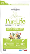 PRO NUTRITION PURE LIFE LIGHT / STERILIZED 12.kg