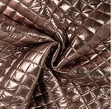 Doudoune matelassée doublure douce intégrée - métal bronze