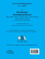 AICHBERGER: Sozialgesetzbuch SGB I bis XII  DürckheimRegister® Nr. 2054