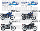 グラフィックステッカー TRANSALP XL 600 V 2003 - 2004