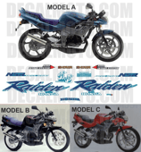 グラフィックステッカー NSR 125 F RAIDEN JC22