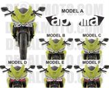 グラフィックステッカー RS660 ALI WING ACID