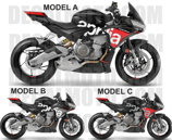 グラフィックステッカー TUONO 660 SIGN FACTORY DARK