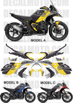 グラフィックステッカー R1300GS TOURER