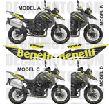 グラフィックステッカー TRK 702 X FRONT KIT GREY