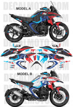 グラフィックステッカー R1300GS M MOTORSPORT TRIBUTE