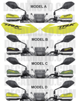 グラフィックステッカー TRK 702 X PARAMANI GREY GREEN