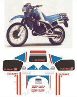 グラフィックステッカー ELEFANT 2 125 1985 DAKAR LE