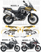 グラフィックステッカー TRK 502 - 502X CONCEPT EASY GREY 2016 - 2022