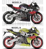 グラフィックステッカー RS660 SIGN GP BLACK ACID