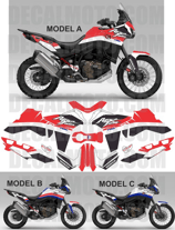 グラフィックステッカー アフリカツイン CRF1100L 2024 - HRC
