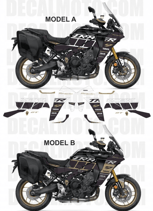 グラフィックステッカー TRACER 9 GT FACTORY RACING BLACK GOLD