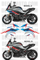 グラフィックステッカー S1000 XR 20- TRIBUTE M1000XR GREY EASY