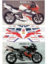 グラフィックステッカー NSR 125 R 1994 - 1996