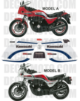 グラフィックステッカー GPZ 1100 1984