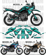 グラフィックステッカー CF MOTO 450 MT D MD R