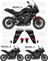 グラフィックステッカー TRACER 9 FACTORY RACING EASY BLACK